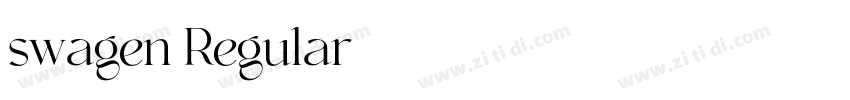 swagen Regular字体转换